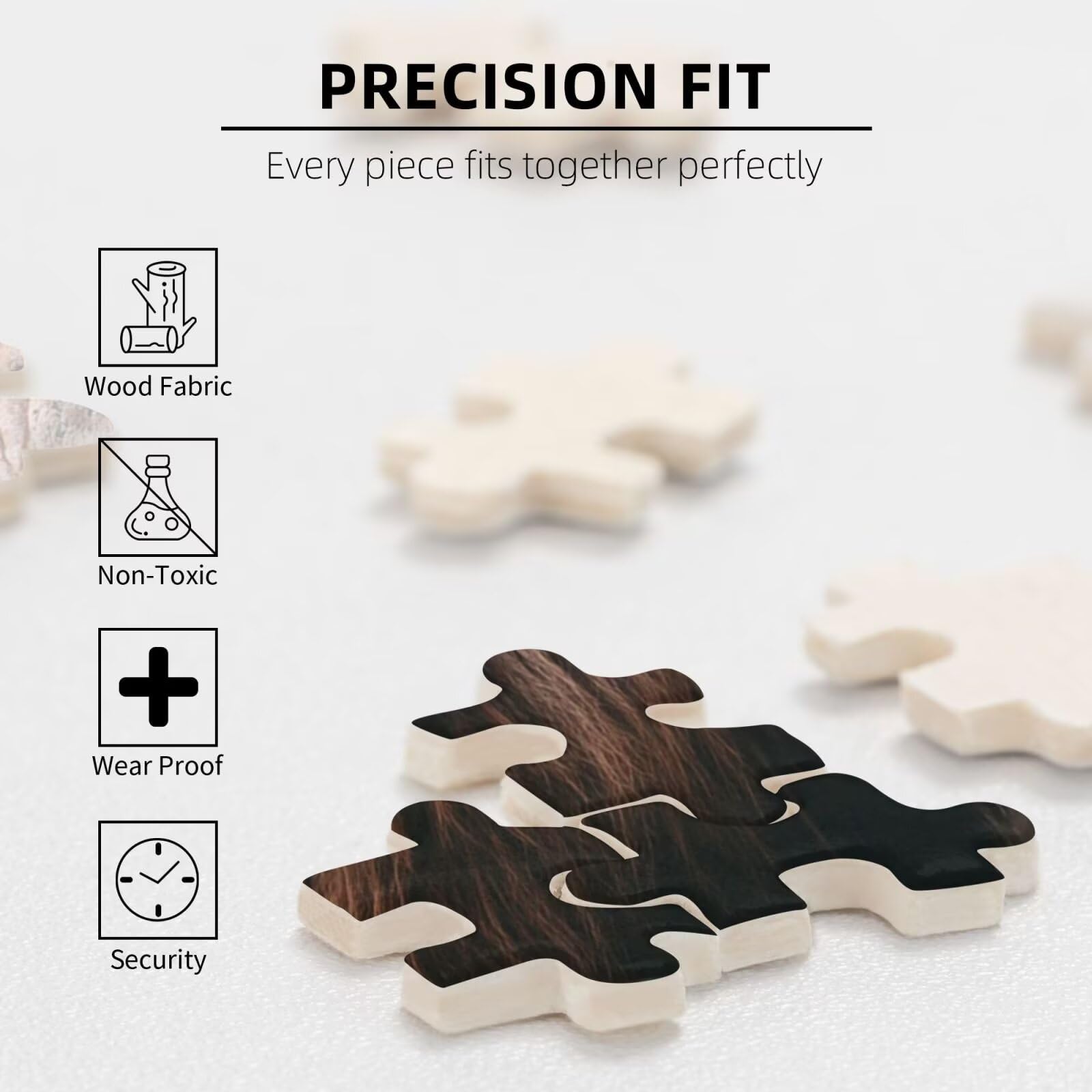 Puzzle 2000 Pieces Lion Grand Puzzle Classiques en Bois pour Adultes, Jeux Amusants/Colorés/Impossible/Difficiles, Cadeau d'anniversaire de Festivals pour la Famille Amis Cadeaux, Animal M-1799