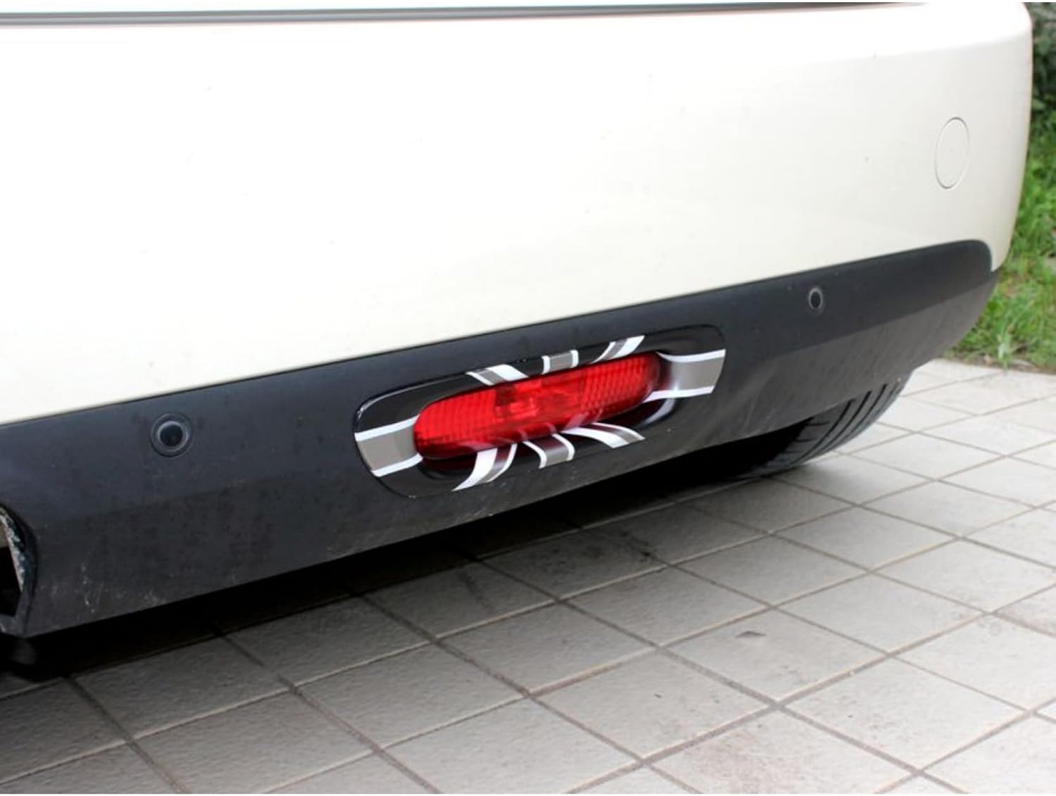 for Mini Cooper F55 Hardtop Cover Case Car Accessories Decoration 2014-2024 (Union Jack G, Rear Tail Light Frame)