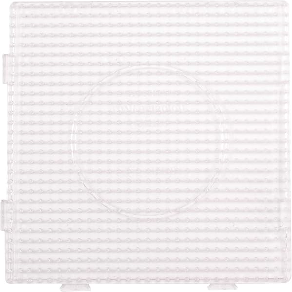 Vaessen Creative Plaque pour Perles à Repasser - Carré - 14,5 x 14,5 cm - Emboitable - Résistant à la Chaleur - pour Bijoux, Decorations DIY et Loisirs Créaifs - 2