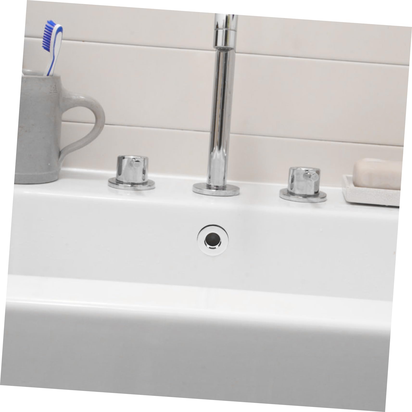 Veemoon 20pezzi Copertura Per Troppopieno Lavabo Per Bagno e Cucina Anelli Decorativi Per Scarico Lavabo Resistente e Facile Da Installare Adatto Diversi Modelli Di Lavelli