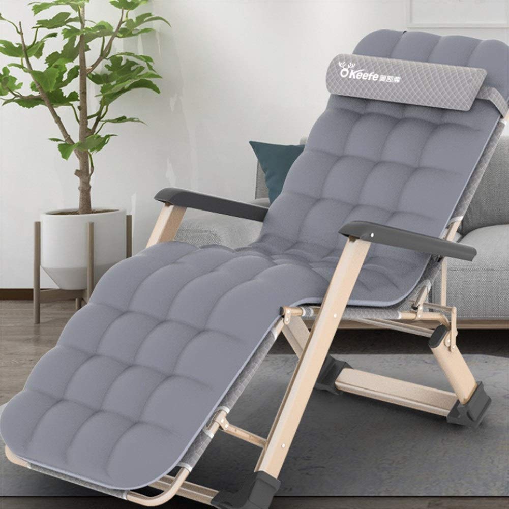 Transat de Jardin Pliant et Fauteuil Inclinable pour Plage et Terrasse