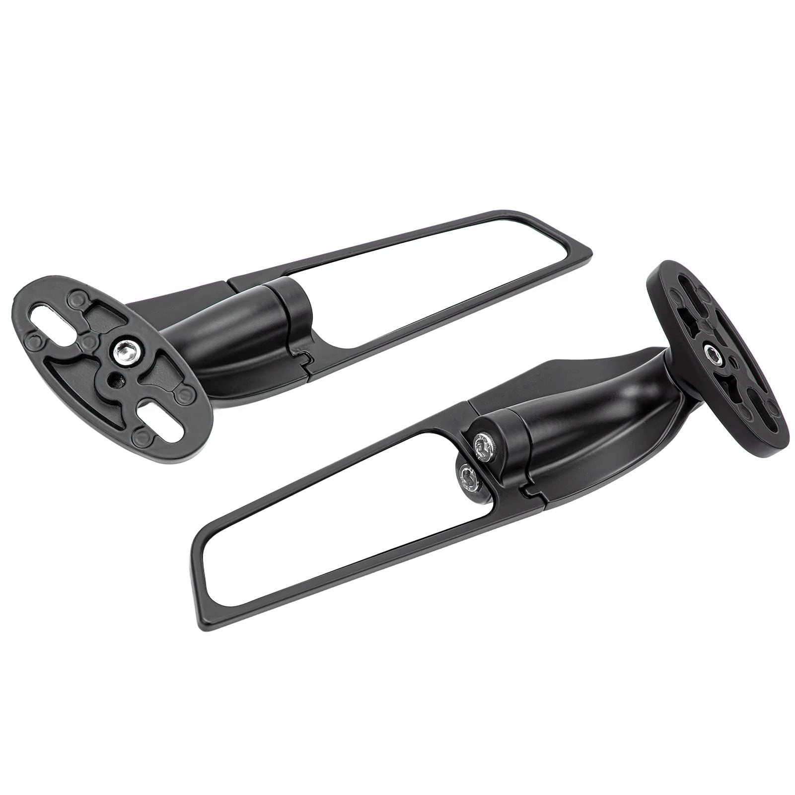 Espejos Retrovisores Giratorios Ajustables para Motocicleta - 2 Piezas para Viento, Modificados y Ampliados