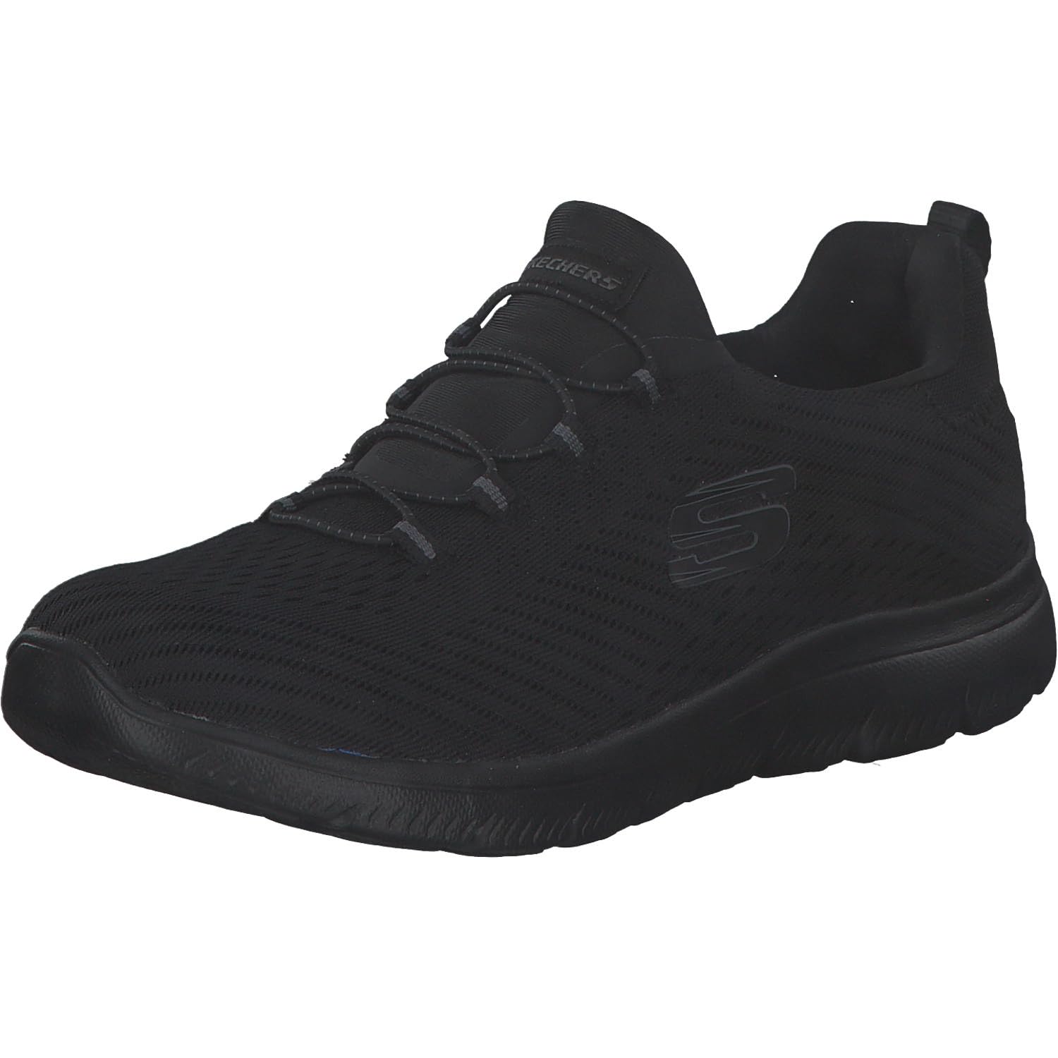 Skechers Women's Summits Fast Attraction Trainers,Black Mesh Trim,7 UK