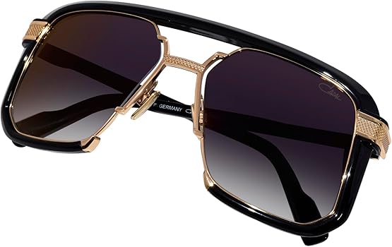 Cazal Legends 682 001 Sunglasses Gold Plated/Black/Grey Gradient