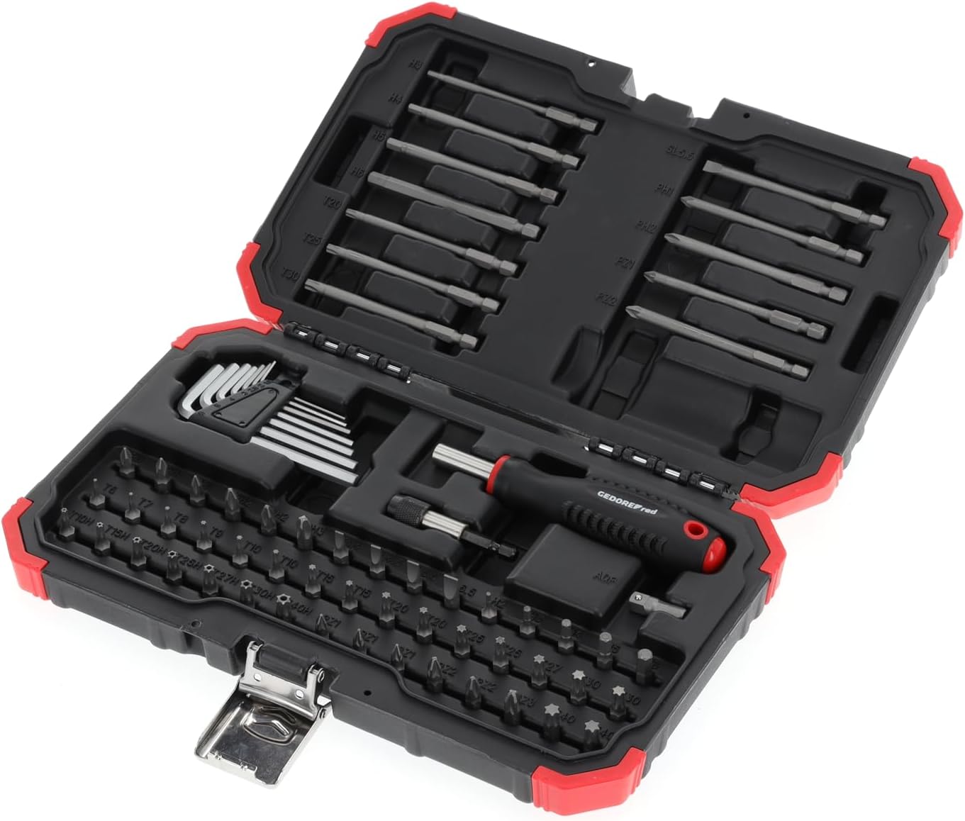 GEDOREred R33003067 Bit Set 1/4 67-Piece BMC