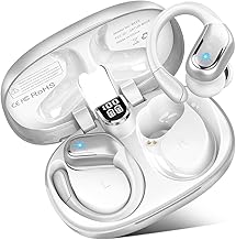 Bluetooth Kopfhörer Sport, 75Std 3D-Stereo Kopfhörer Kabellos Bluetooth 5.4, IP-X8 Wasserdicht Tiefer Bass Wireless Earbuds, 4 ENC Noise Cancelling Mic Ohrhörer HiFi Stereo Kopfhörer Sport gym inear