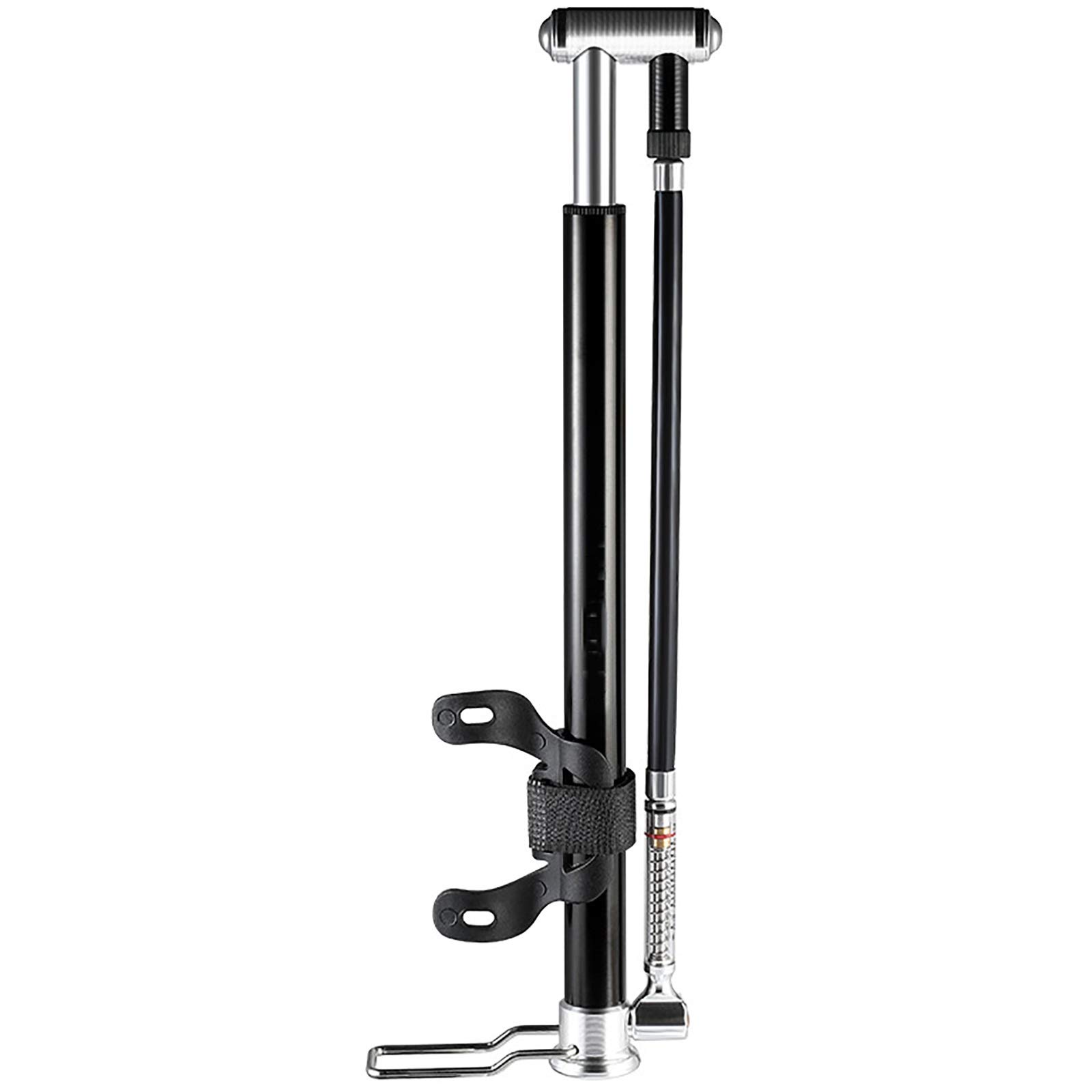 Bomba Bicicleta Bomba de Alta presión Bicicleta Baloncesto Tubo Inflable Mini Pequeña Portátil para Todo Tipo de Neumáticos y Válvulas