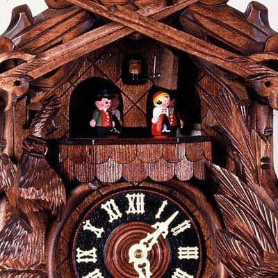 Cuckoo Clock Hunting Clock, Hanging Animals