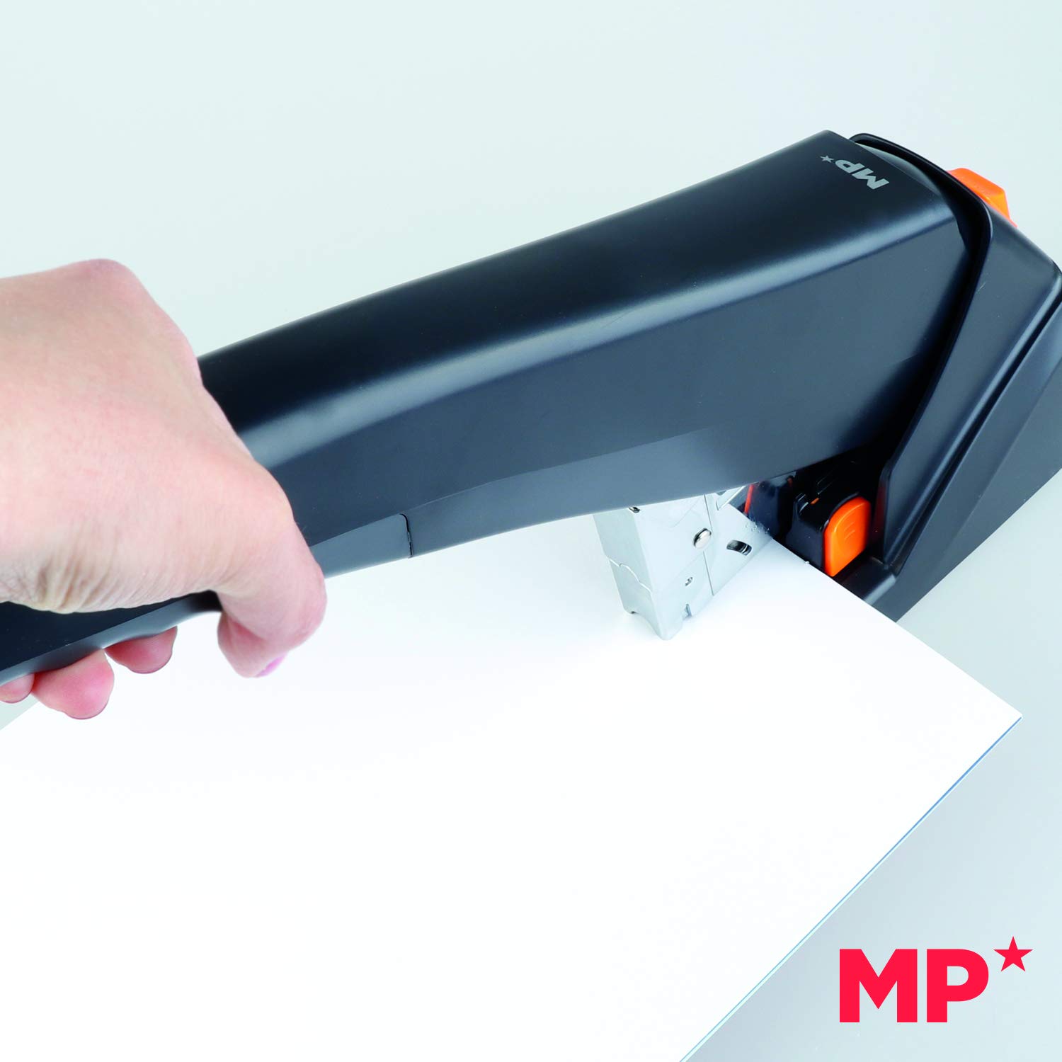 MP - Grapadora de Gruesos, Grapadora Industrial de Uso Manual, Capacidad para 200 Hojas, Adecuado para Tipo 23/6mm, 23/8mm, 23/10mm, 23/13mm