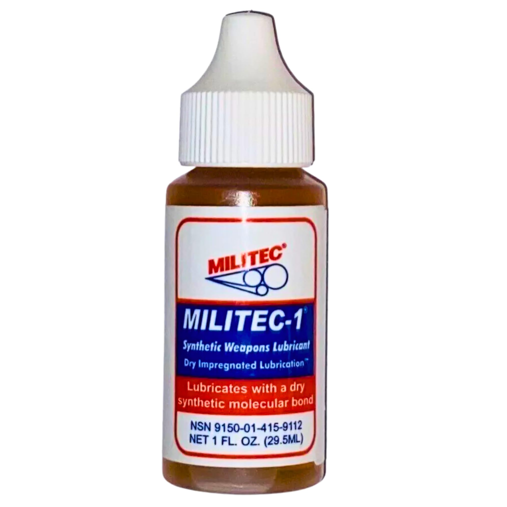 Militec-1 Metal Conditioner & Lubricant, 1oz - Advanced Synthetic Oil for Firearms, Knives, Locks, and Small Mechanical Parts, 1oz