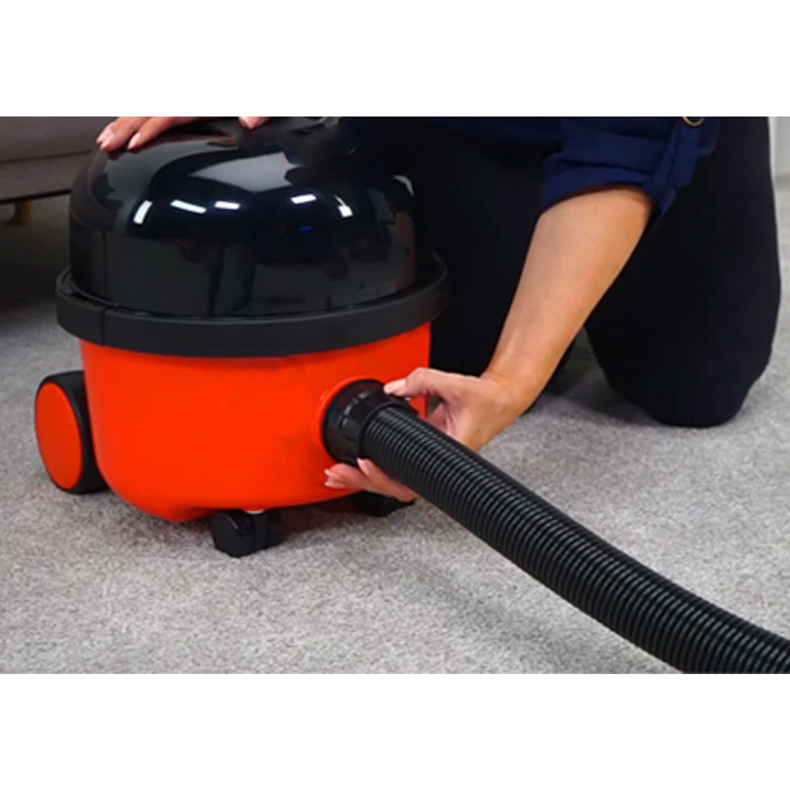 SPARES2GO Complete Nat & Droog Extra Lange Slang voor Numatic Henry NRV200 NRV200-11 NRV200-21 NRV200-22 NRV240 110V Commerciële Stofzuigers (2,6m SPARES2GO Complete Nat & Droog Extra Lange Slang voor Numatic Henry NRV200 NRV200-11 NRV200-21 NRV200-22 NRV240 110V Commerciële Stofzuigers (2,6m