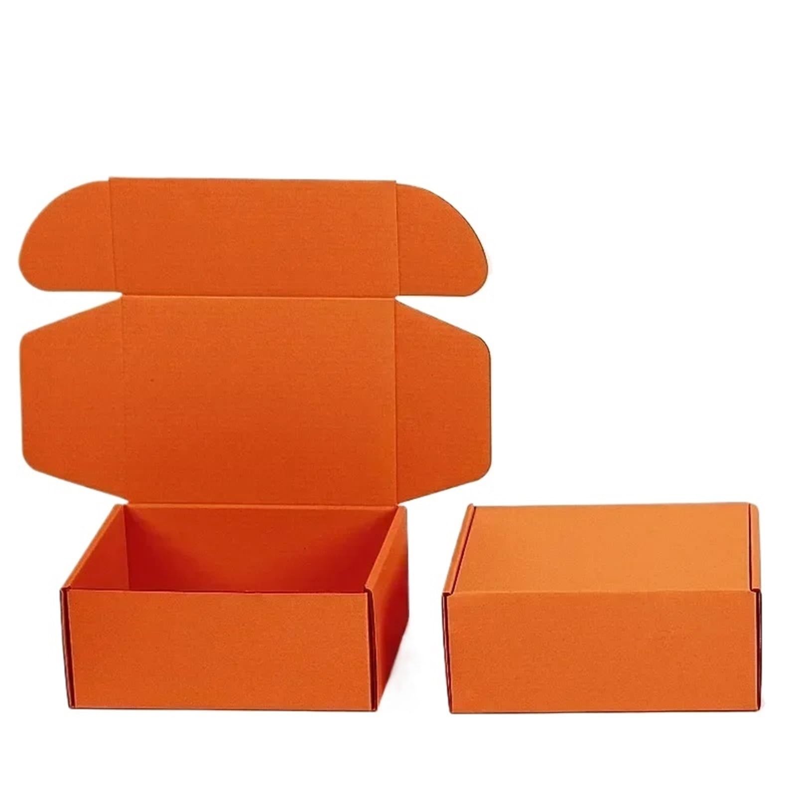 20PCS Airplane Box Colour Square Express Boxes Pack Carton Pink Three Layers Thick Stress Resistance Corrugated Paper Packing For Mailer, Shipping(Colour 03,15x10x6cm)