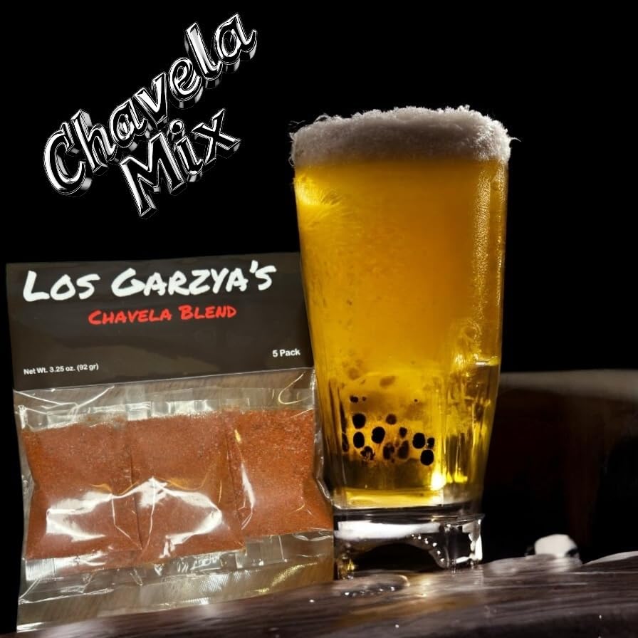 Miniatura 4 de Los Garzya's Chavela Blend - Paquetes de mezcla Michelada, paquete de 5, mezcla de michelada totalmente natural, sin conservantes, 3.25 onzas