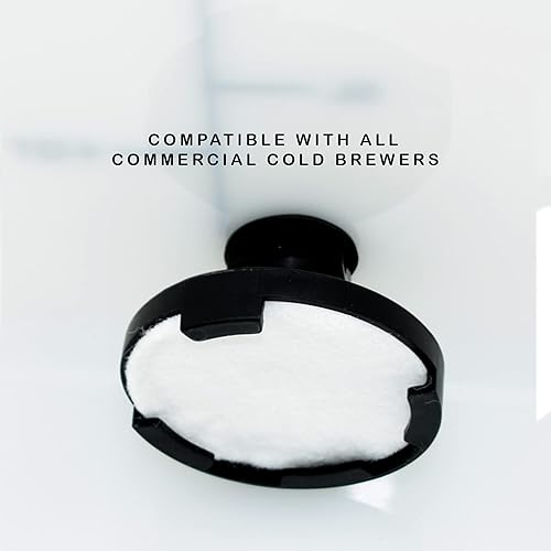 Miniatura 4 de Alliance Brew Gear Filtro dispensador de café frío, paquete de 10, blanco natural, un tamaño estándar (2 pulgadas)