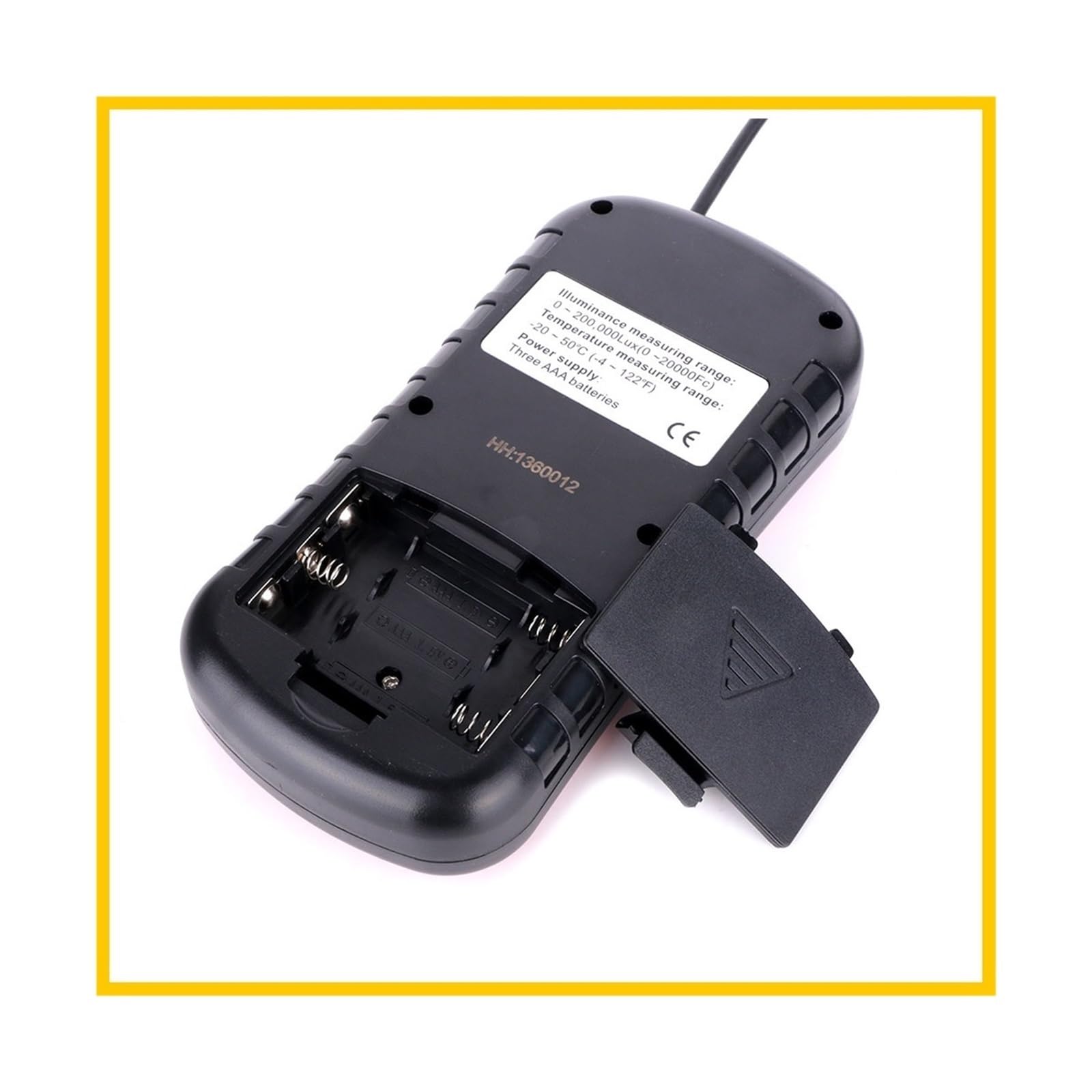 Belichtungsmesser, Digitales Luxmeter Lichtmessgerät 200.000 Lux Photometer Mini-Hand-Luxmeter Illuminometer GM1030