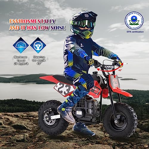 Hover Heart DB002 Mini Kid Dirt Bike, 49 Cc 2-Stroke Gas Bike thumb #3