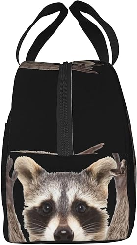 Miniatura 4 de Racoons - Bolsa de almuerzo estampada, bolsas de almuerzo aisladas para mujeres y hombres, lonchera reutilizable para el trabajo, picnic o viajes