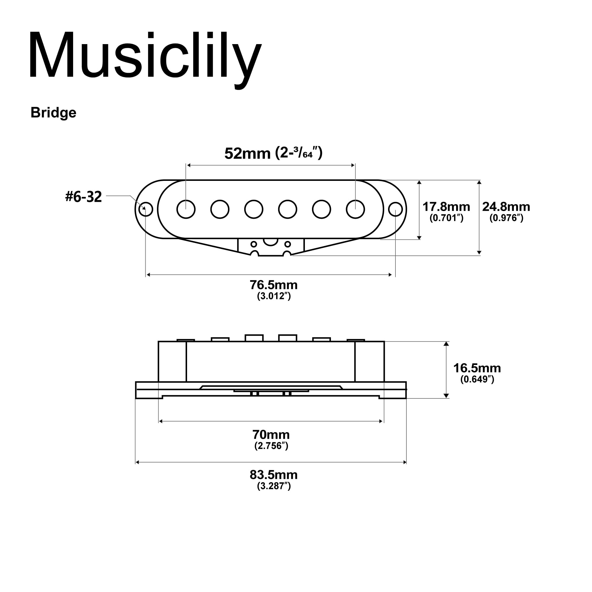 Amazon.co.jp: Musiclily Pro ST-60S Staggeredアルニコ5