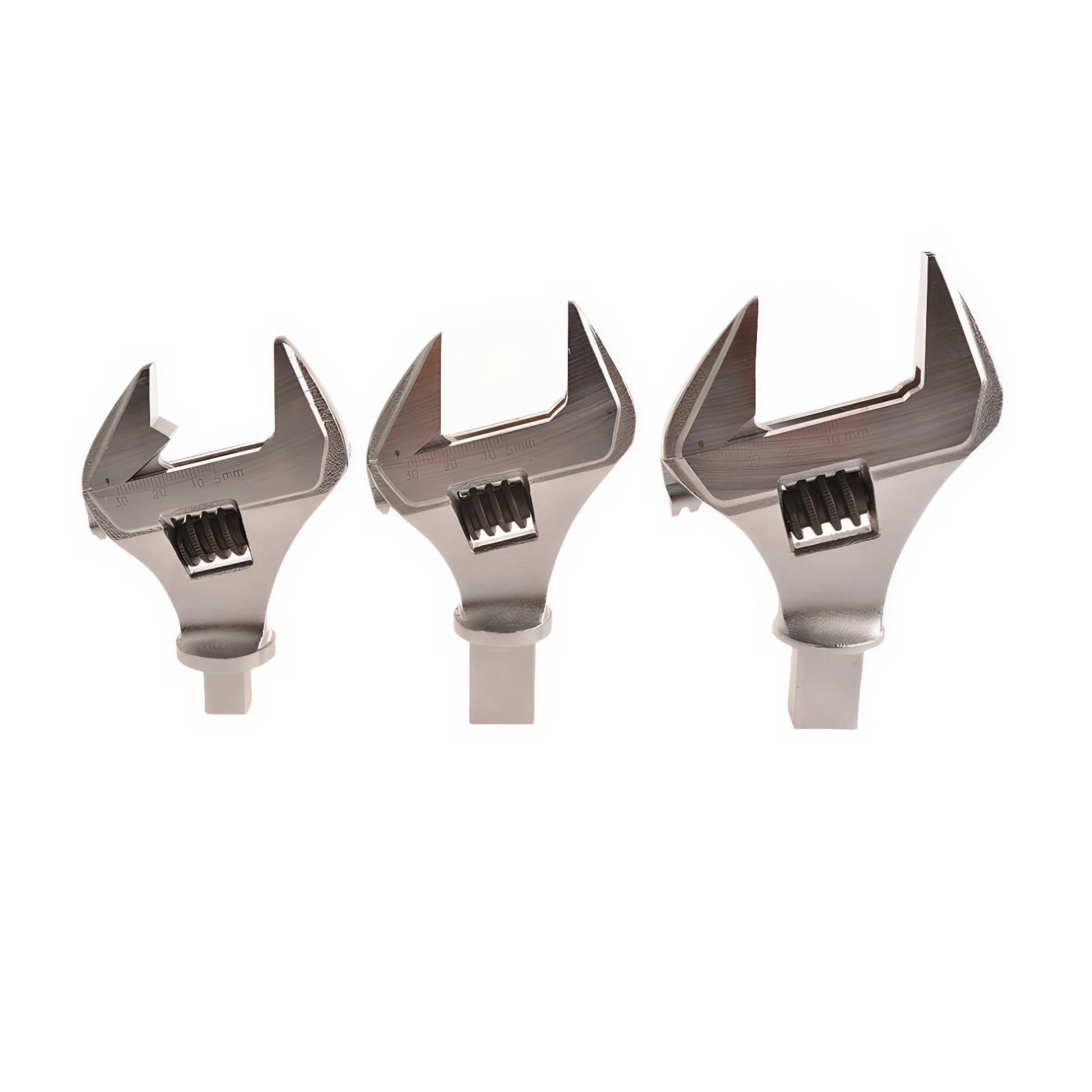 ThreeH Adaptador de llave dinamométrica ajustable, adaptador de llave de extremo abierto, 9 x 12 mm, unidad cuadrada de 0-32 mm, herramienta de torsión de precisión de longitud abierta