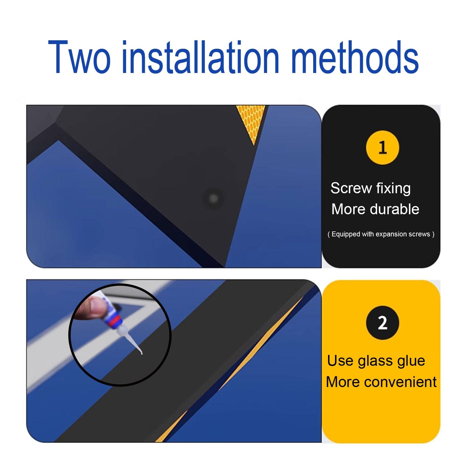 Jaune/Noir Mousse Protection Garage, Largeur 20 cm Réfléchissant Protections d’Angle Murales Robuste, pour Stationnement, Bord de Colonne(1000mm/3.28ft)