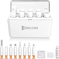 Vista 12 de Ordilend Kit de limpieza para iPhone para limpiador de puerto de carga, multiherramienta de reparación de limpiador de iPhone, cable Lightning, kit