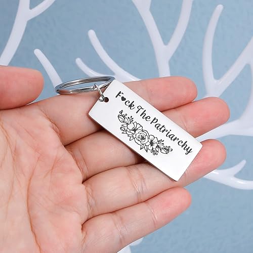 Miniatura 6 de Fk The Patriarchy - Llavero inspirador para mejor amiga ella mujer regalo de activista para mujer y niña poder para mamá hija mejor amiga hermana