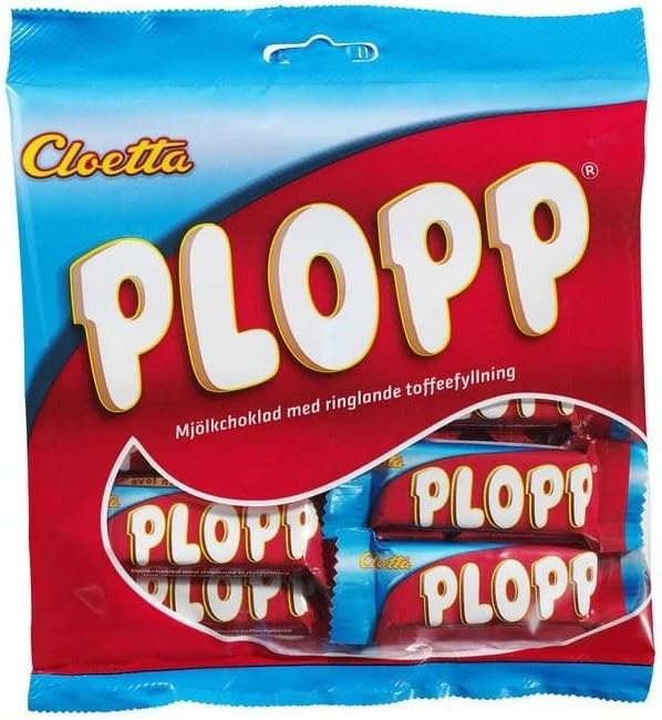 Cloetta Plopp - Milk Chocolate Bites with Soft Toffee Filling 158g