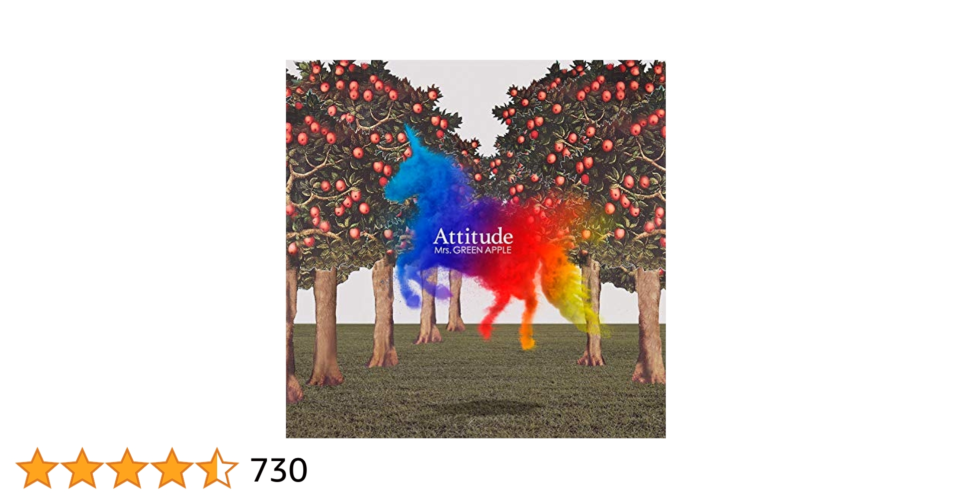 邦楽 Mrs. GREEN APPLE  Attitude Amazon.co.jp: Attitude(通常盤): ミュージック