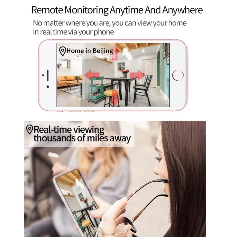 Maizic Smarthome Cheeky 3 MP FHD WiFi Indoor CCTV Camera for Home with Pan/Tilt 360° View, 2 Way Communication, Motion Detection, Color Night Vision and Supports SD Card (Up to 256 GB) 2