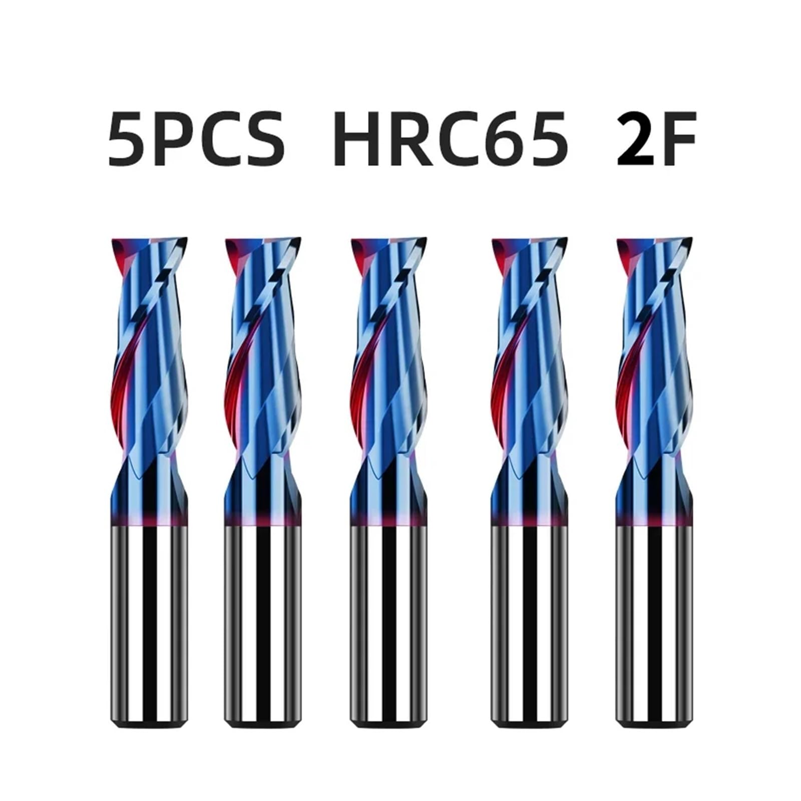 5 sztuk HRC65 frez węglikowy do stali nierdzewnej Metal CNC Cutter narzędzia tokarskie frezowanie wolframowe powlekane frezy palcowe(D8xD8x45x150L)