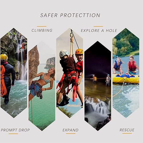 Miniatura 8 de 30kN35kN40kN Rescate Figura 8 Descender Engranaje de escalada Equipo de descenso Dispositivo de rappeling de placa de aparejo para escalada en