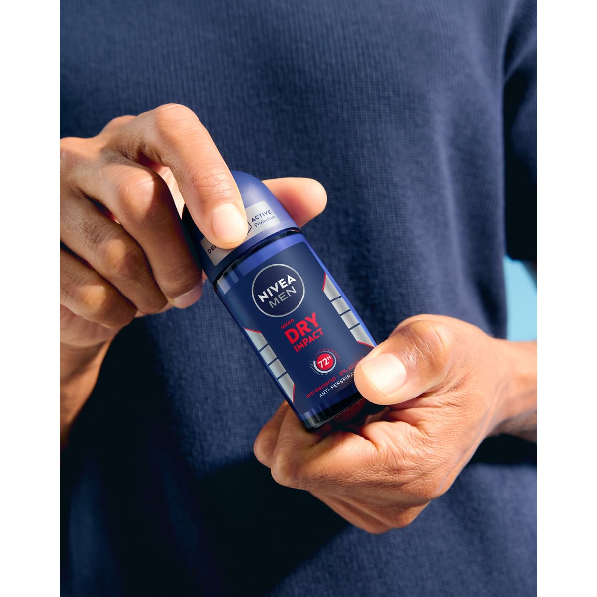NIVEA MEN Dry Impact antyperspirant w kulce 72H, 2x50ml