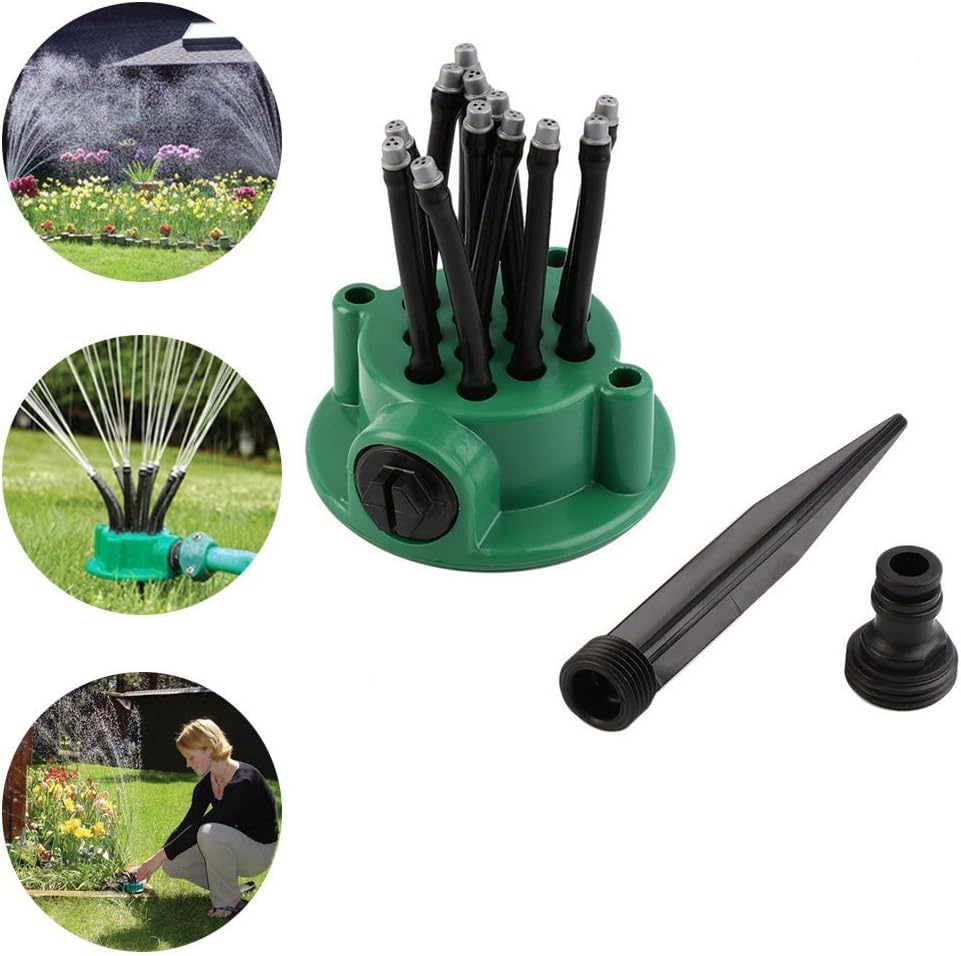 Ezeagbor Lawn Sprinklers, Garden Sprinkler, Water Sprinkler, Premium Quality Lawn Irrigation System - Coverage 360°