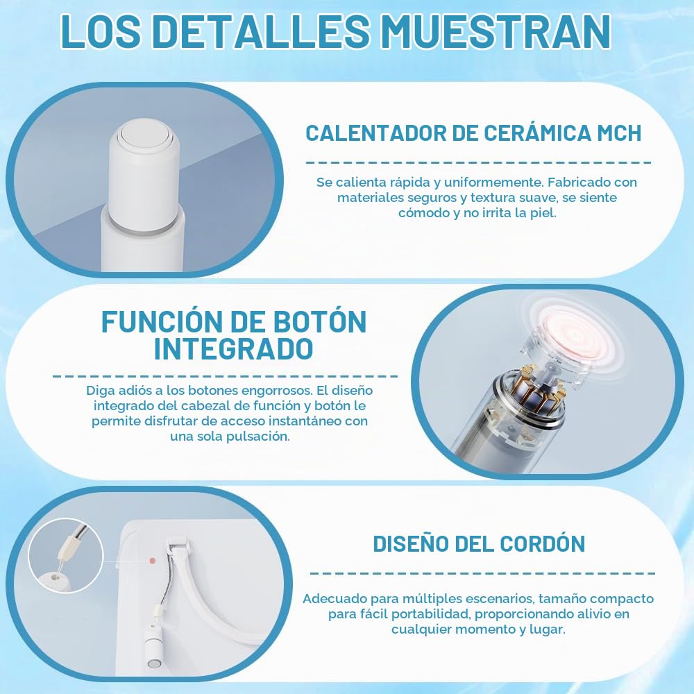Insect Bites and Bites Treatment Devic, Afenau Picaduras Mosquitos Alivio USB-C, Lapiz Picaduras Mosquitos sin Productos Químicos, Tratador electrónico de picaduras para uso Doméstico