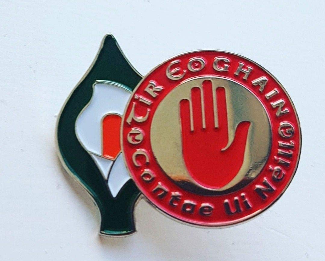 Easter Lily Enamel Pin Badge - Irish Republican Rebel 1916 Rising Commemorative