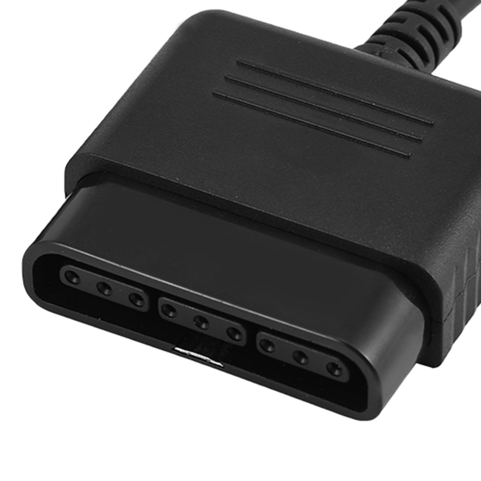 Tissting Adattatore Controller PS2 a USB, Convertitore Cavo per Controller PS3/PC, Materiale ABS, Compatibile con PS2, PS3, PC per Giocatori di Videogiochi
