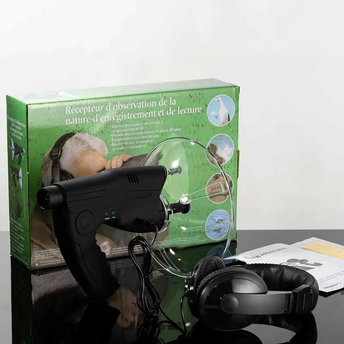 Amazon.co.jp: パラボラ集音マイク 業務用パラボラ集音マイク 8倍光学 