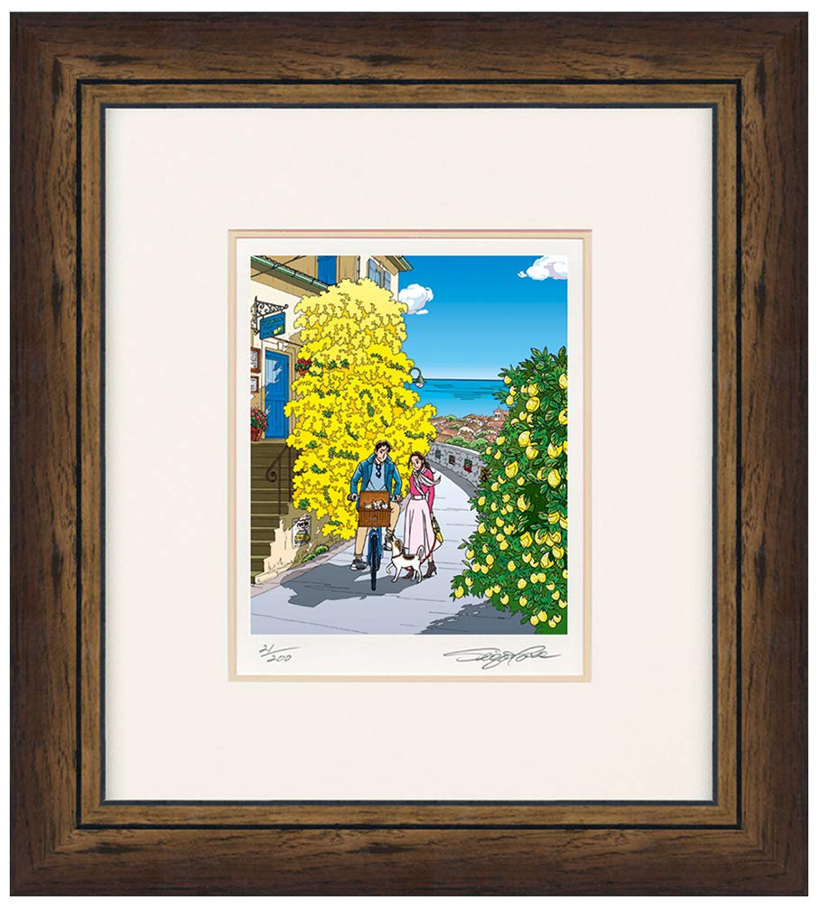 わたせせいぞう版画 しあわせへの ONE WAY Amazon.co.jp