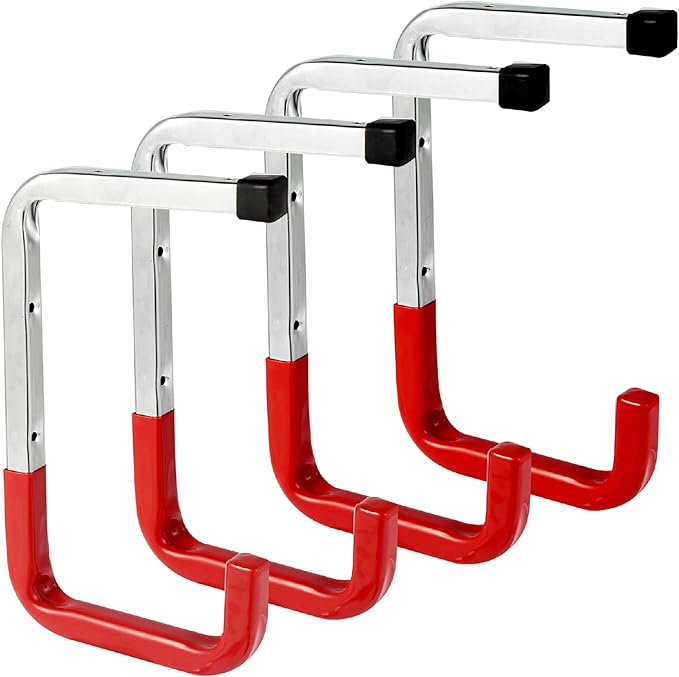 Sinoer Wall Ceiling Mounted Garage Storage Hooks, Heavy Duty Large