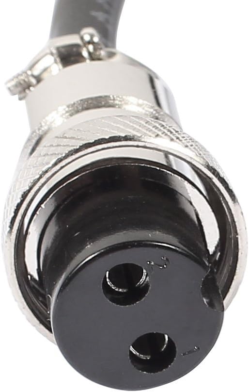 uxcell GX16 2 Pin Male/Female Head Aviation Socket Connector Electrical Cable 2m