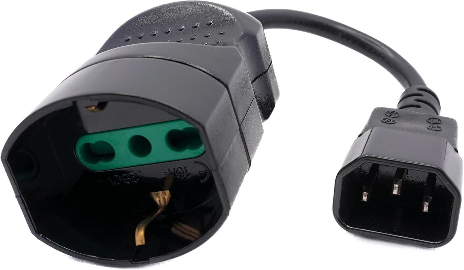 UPS Gruppo di Continuità 1200VA 3 Uscite 390W per PC e Videosorveglianza Stabilizzatore DVR TELECAMERE