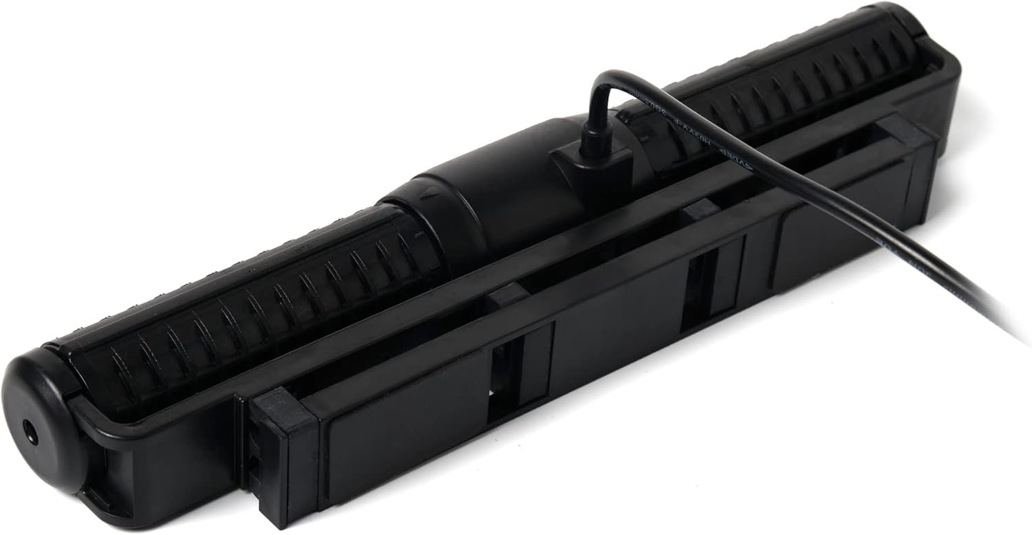 A dalt view of Jebao ECP-120M pump showing mounting bracket