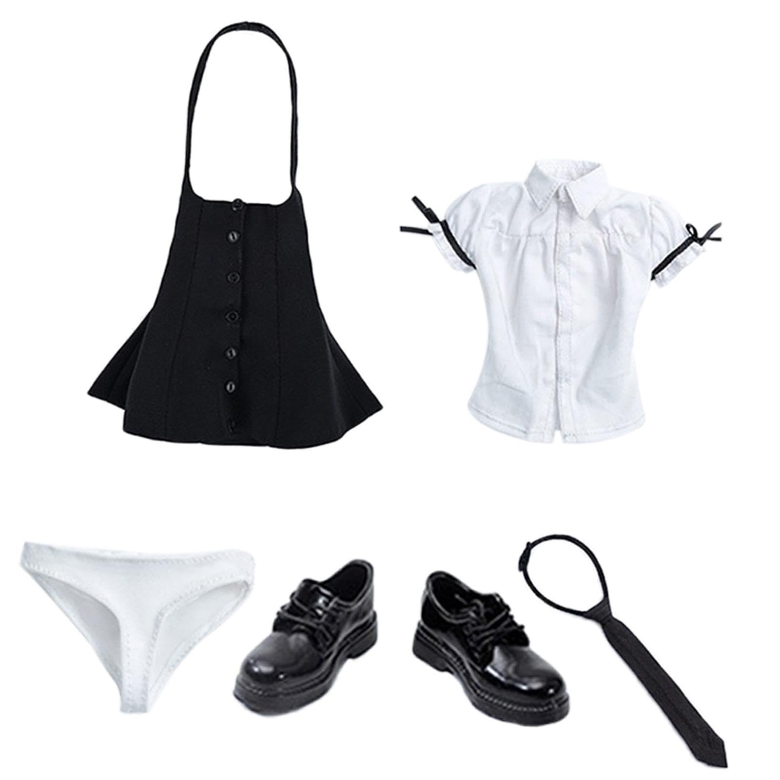 Disfraz a Escala 1/6, Conjunto Completo de Ropa para muñeca Femenina, Elegante JK, Uniforme, exhibición, Camiseta Femenina, , Uniforme, Ropa para