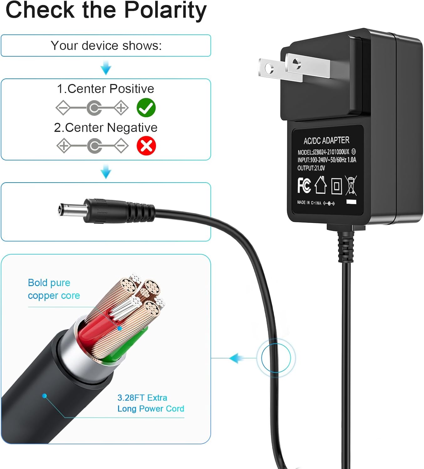 21V Lithium Battery Charger, 21V Mini Chainsaw Charger Compatible with Mini Chainsaw Electric Pruning Shears Electric Power Tools Battery Charger US Plug - Image 5