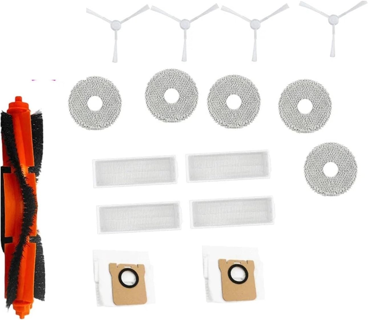 Accessories,Compatible with Xiaomi，M30 Pro C107 Replacement Roller Side Brush Filter Mop Cloth Dust Bag Mop Holder Spare Parts(30)