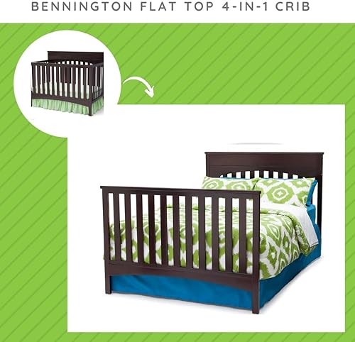 Miniatura 3 de CC KITS Kit de conversión de tamaño completo Rieles de cama para cunas Bennington por Delta Children - #0050#550725 (chocolate oscuro - 207)