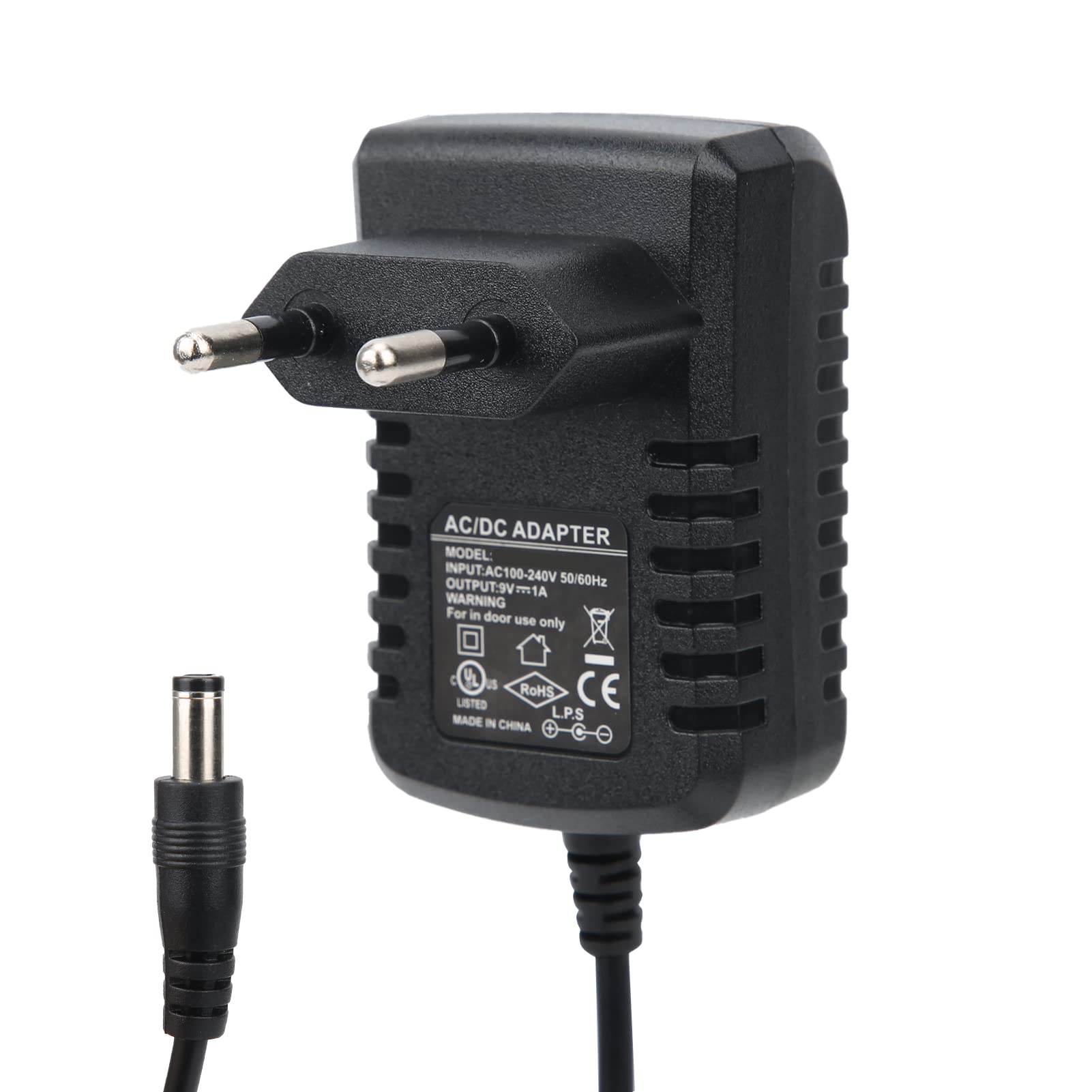 Alimentatore DC 9V 1A Con Spina 5.5x2.5mm - Adattatore Per Caricabatterie Vari - Foto 9