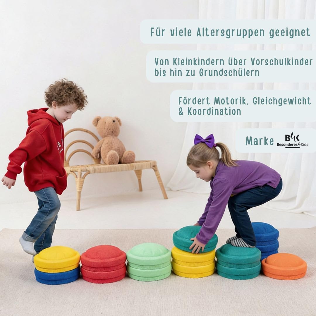 MyFunStone Balancierstein Spielstein, kompatibel mit anderen Balanciersteinen, einzeln und als Set