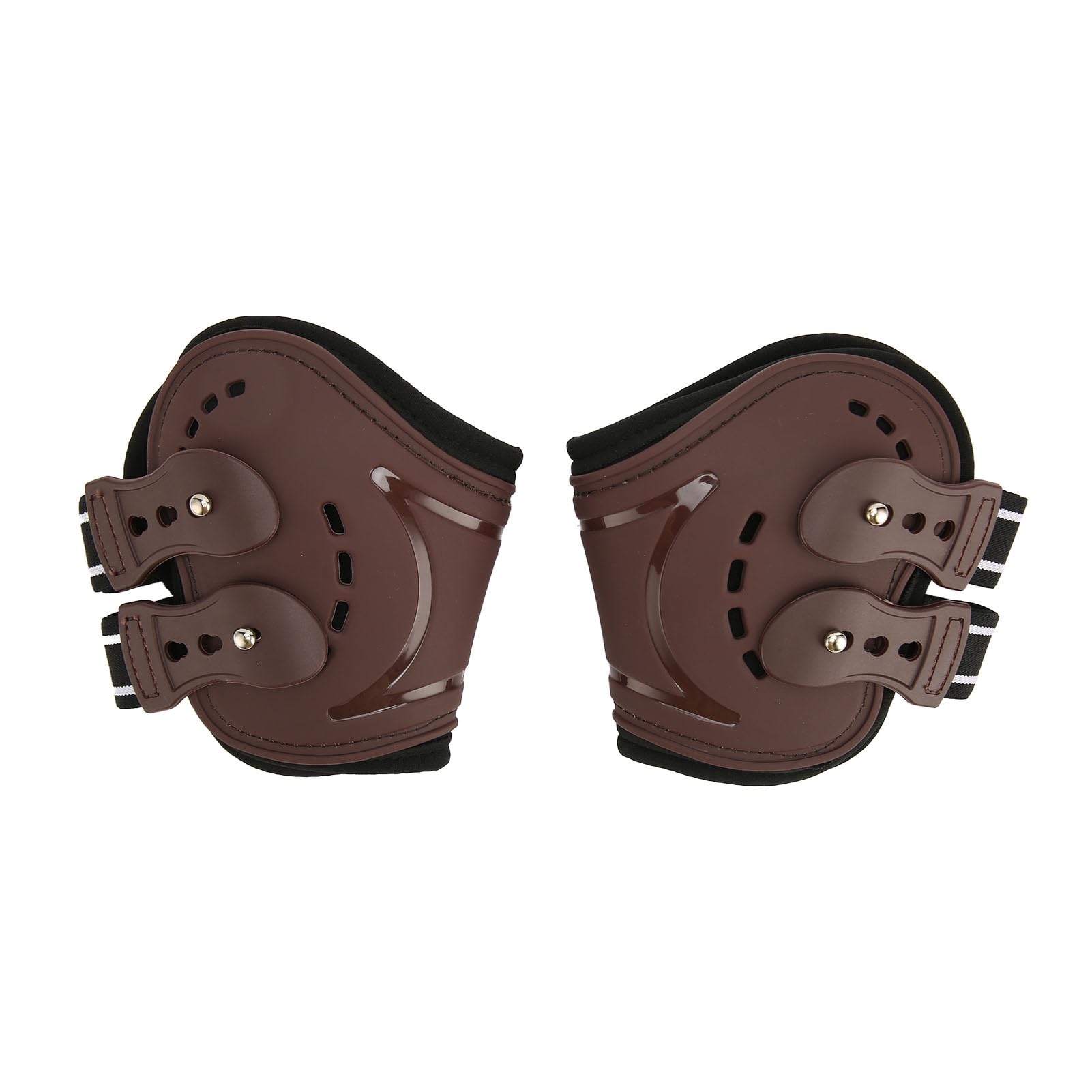 Stivali Leggeri Regolabili per Assorbimento degli Urti con Protezione per Le Gambe del Cavallo per Equitazione da Salto, 4 unità, Neoprene PU