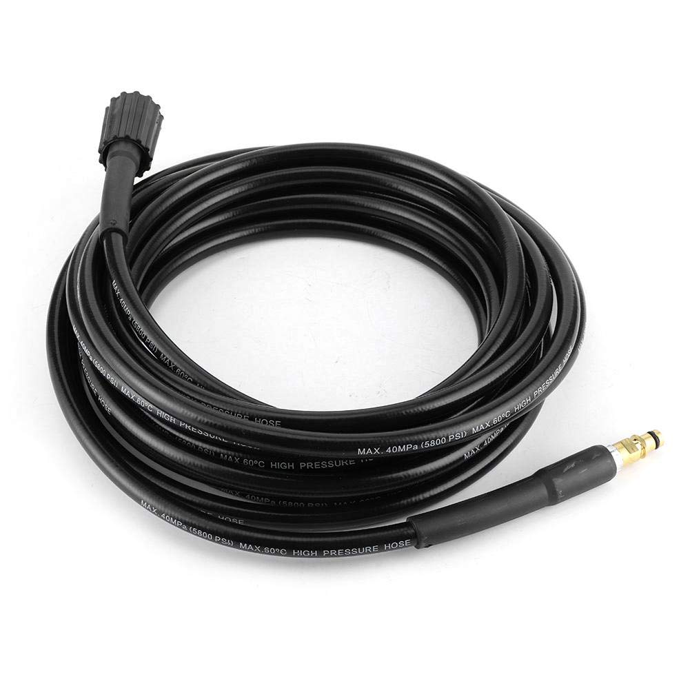 Filfeel Tubo per idropulitrice, 40MPa/5800PSI Tubo per rondella Automatico Tubo in Gomma per Pulizia dell'Acqua ad Alta Pressione Adatto per Karcher K2 K3 K4 K5 - Goditi la Migliore qualità(10m)